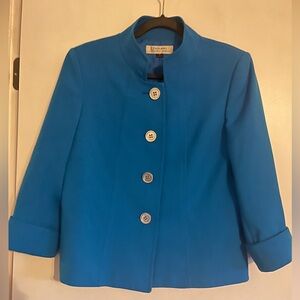 Tahari Women's Size 10 Jacket Blazer Collar Coat